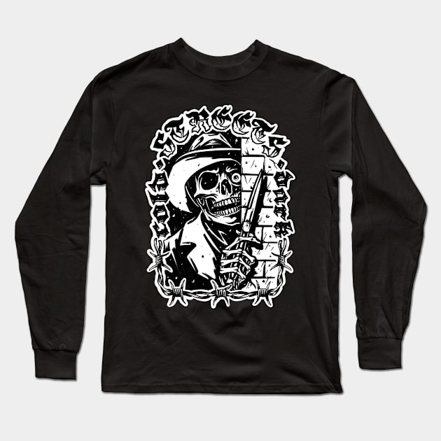 Cold Dark Streets Long Sleeve T-Shirt by Social Terror